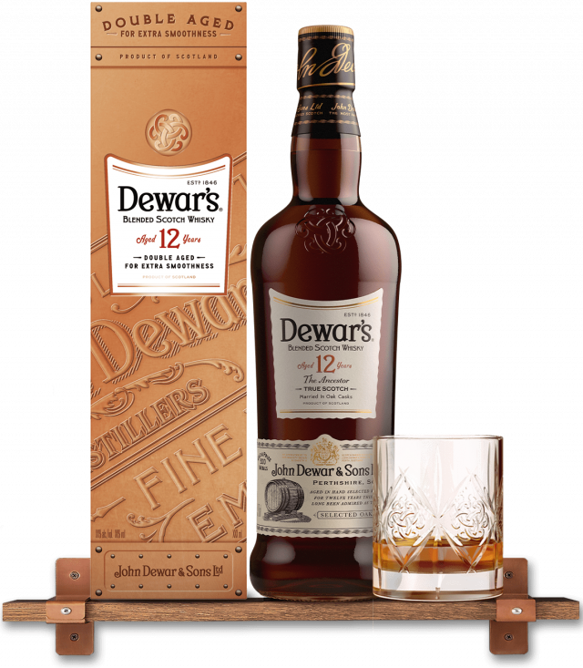 Dewars 12 Year Old Blended Whisky Whisky mezclado de 12 años Dewars