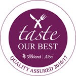 VisitScotland's Taste Our Best accreditation