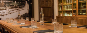 Blending Room at Dewar's Aberfeldy Distillery set for private meeting