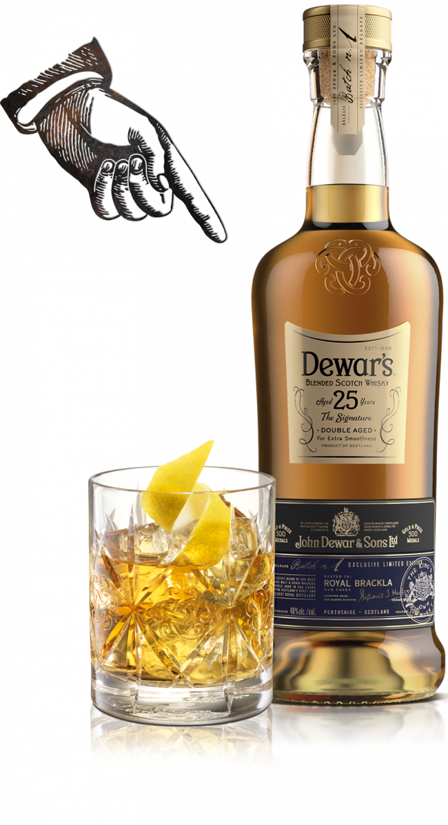 Dewars 25 Year Old Blended Whisky John Dewar & Sons