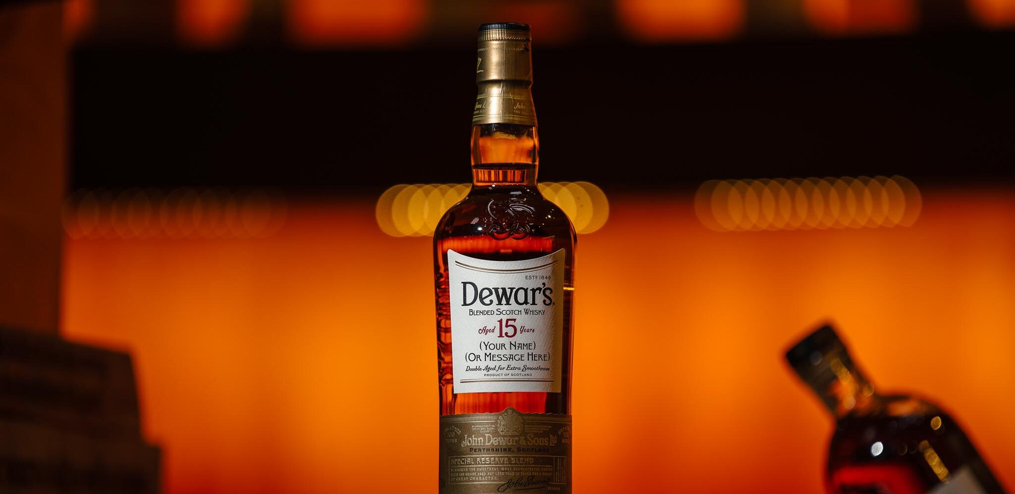 Bottle Of Dewar's 15 Year Old