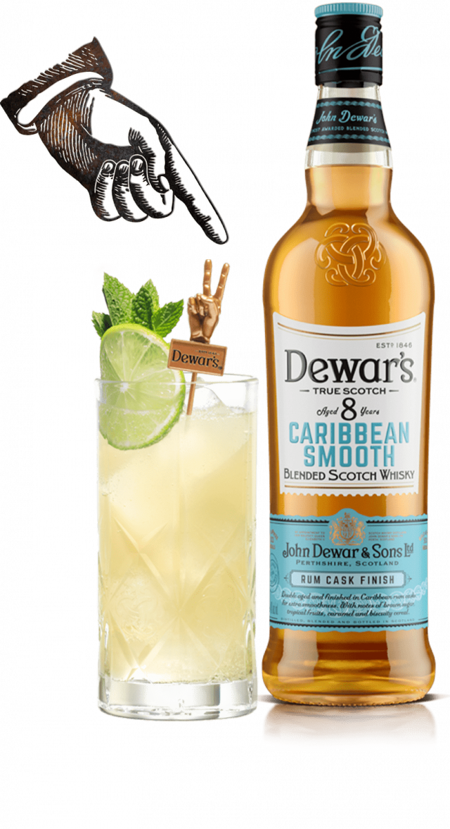Dewars Caribbean Smooth Whisky | John Dewar & Sons ES